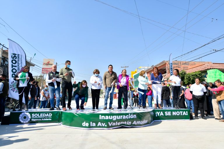 ENTREGA RICARDO GALLARDO CARDONA RENOVADA AVENIDA VALENTÍN AMADOR EN SGS