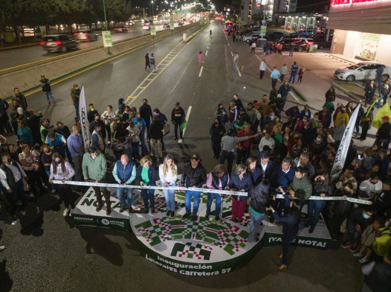 BENEFICIARIOS APLAUDEN REHABILITACIÓN DE CARRETERA A MATEHUALA