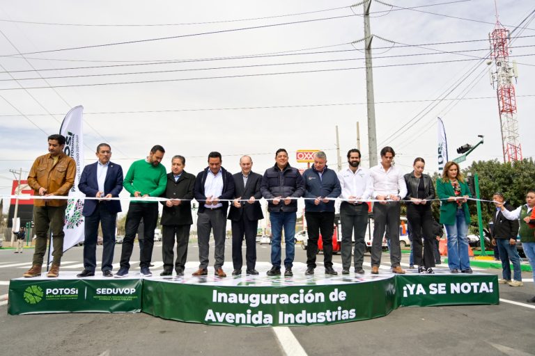 RESCATE DE AVENIDA INDUSTRIAS CONTRIBUYE A REVOLUCIONAR A SLP: RICARDO GALLARDO