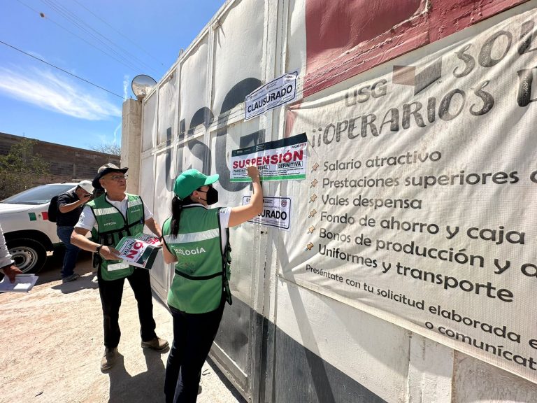 PROTECCIÓN CIVIL DEL ESTADO Y SEGAM CLAUSURAN YESERA EN LOS GÓMEZ POR INCUMPLIR NORMATIVIDAD