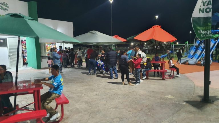 REGISTRA NUEVO PARQUE “LAS CAMELIAS” EN MATEHUALA EXCELENTE AFLUENCIA EN PRIMER FIN DE SEMANA