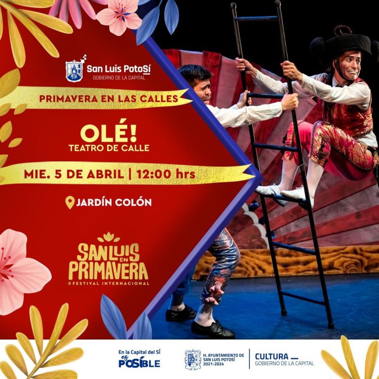 “Primavera en las calles”, actividad dentro del Festival internacional San Luis en Primavera con grupos y artistas de la escena local