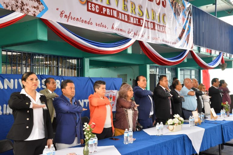 ALCALDESA SOLEDENSE PARTICIPÓ EN EL 80 ANIVERSARIO DE LA ESCUELA PRIMARIA PEDRO MONTOYA