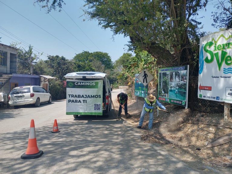 REALIZÓ JEC LIMPIEZA EN CAMINOS DE ACCESO A SITIOS TURÍSTICOS DE LA HUASTECA