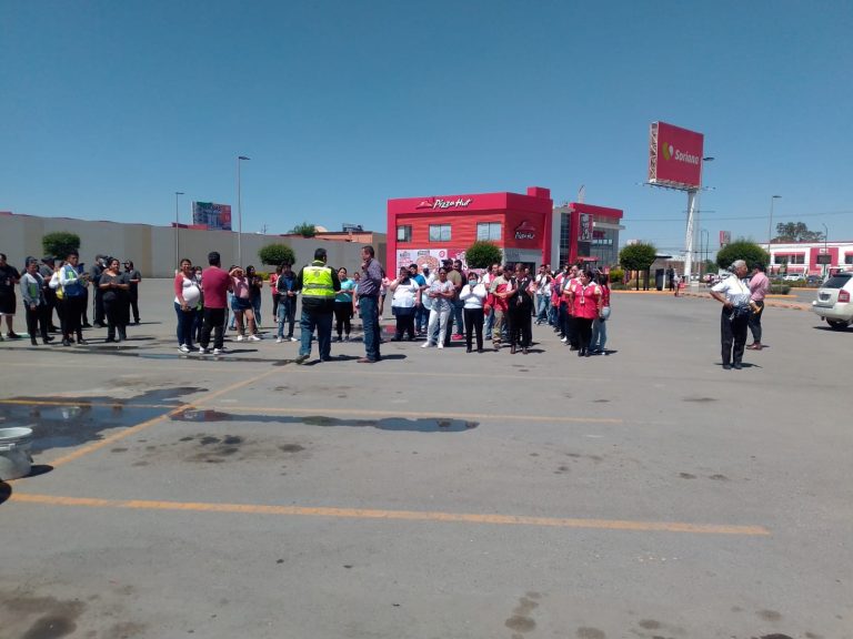 PROTECCIÓN CIVIL DE SOLEDAD, REALIZÓ SIMULACRO DE SISMO, EN PLAZA CITADINA
