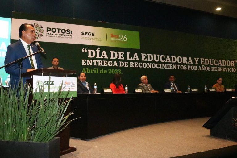 RECONOCE SEGE A LAS Y LOS EDUCADORES POR SU CONTRIBUCIÓN A LA EDUCACIÓN DE LA NIÑEZ