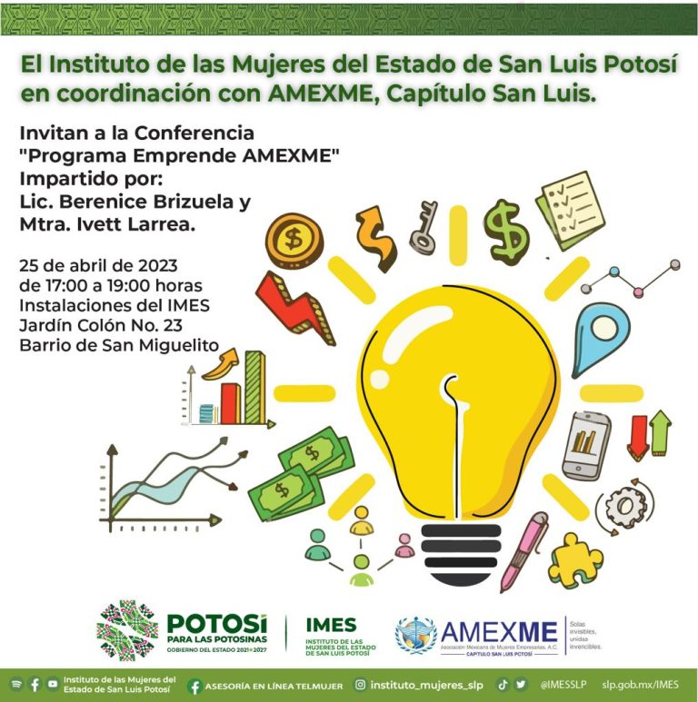 IMES BRINDARÁ CONFERENCIA “PROGRAMA EMPRENDE AMEXME”
