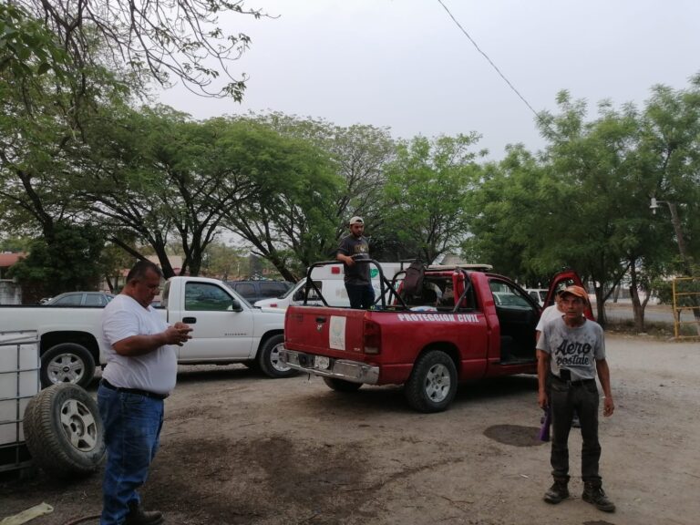 CONTINÚA EL COMBATE A LOS INCENDIOS FORESTALES EN LOS EJIDOS ZARAGOZA Y CASAS VIEJAS