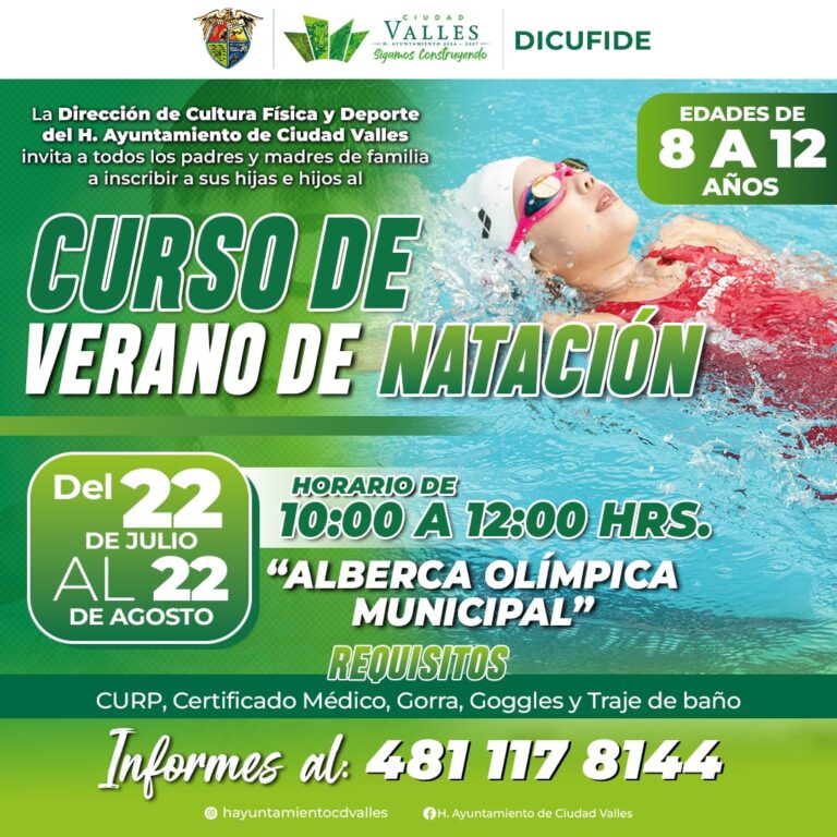 🏊‍♀️🏖 ¡INSCRIBE A TUS PEQUEÑOS AL CURSO GRATUITO DE VERANO DE NATACIÓN!