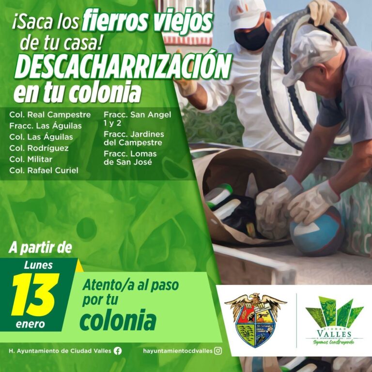 JORNADA DE DESCACHARRIZACIÓN LLEGARÁ A MÁS SECTORES DE VALLES