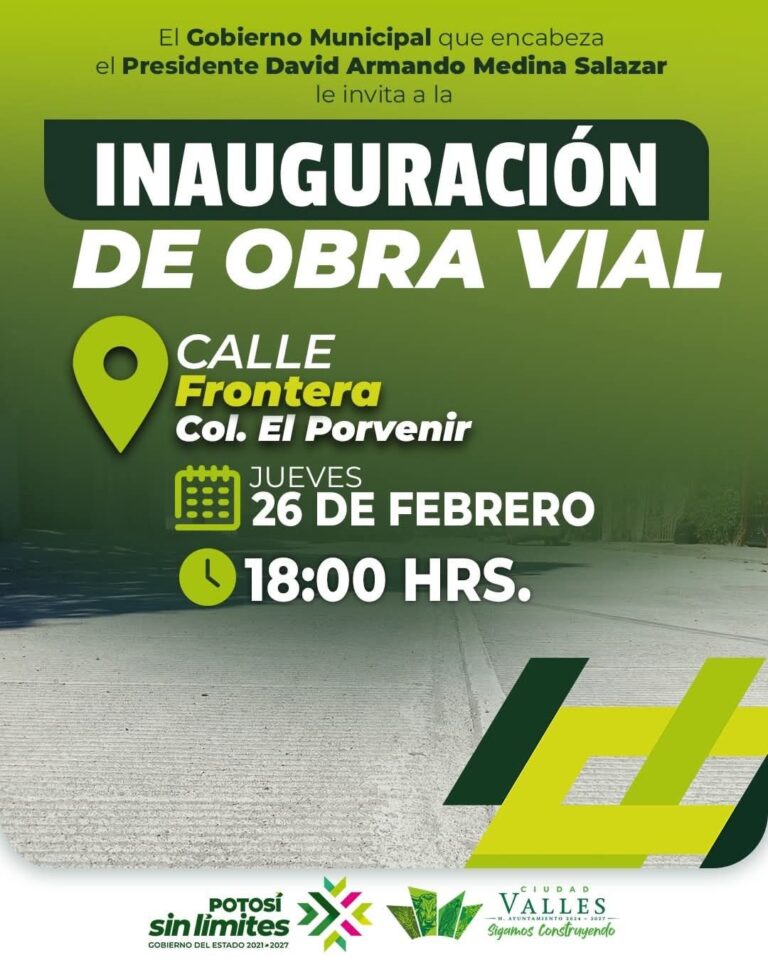 MÁS CALLES PARA VALLES EN 2026
